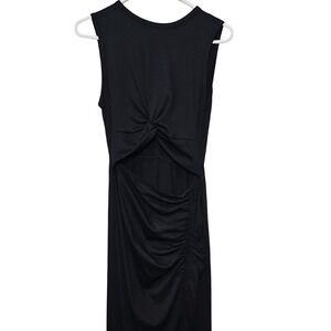 Black Cut Out Maxi Dress Size Medium Womens